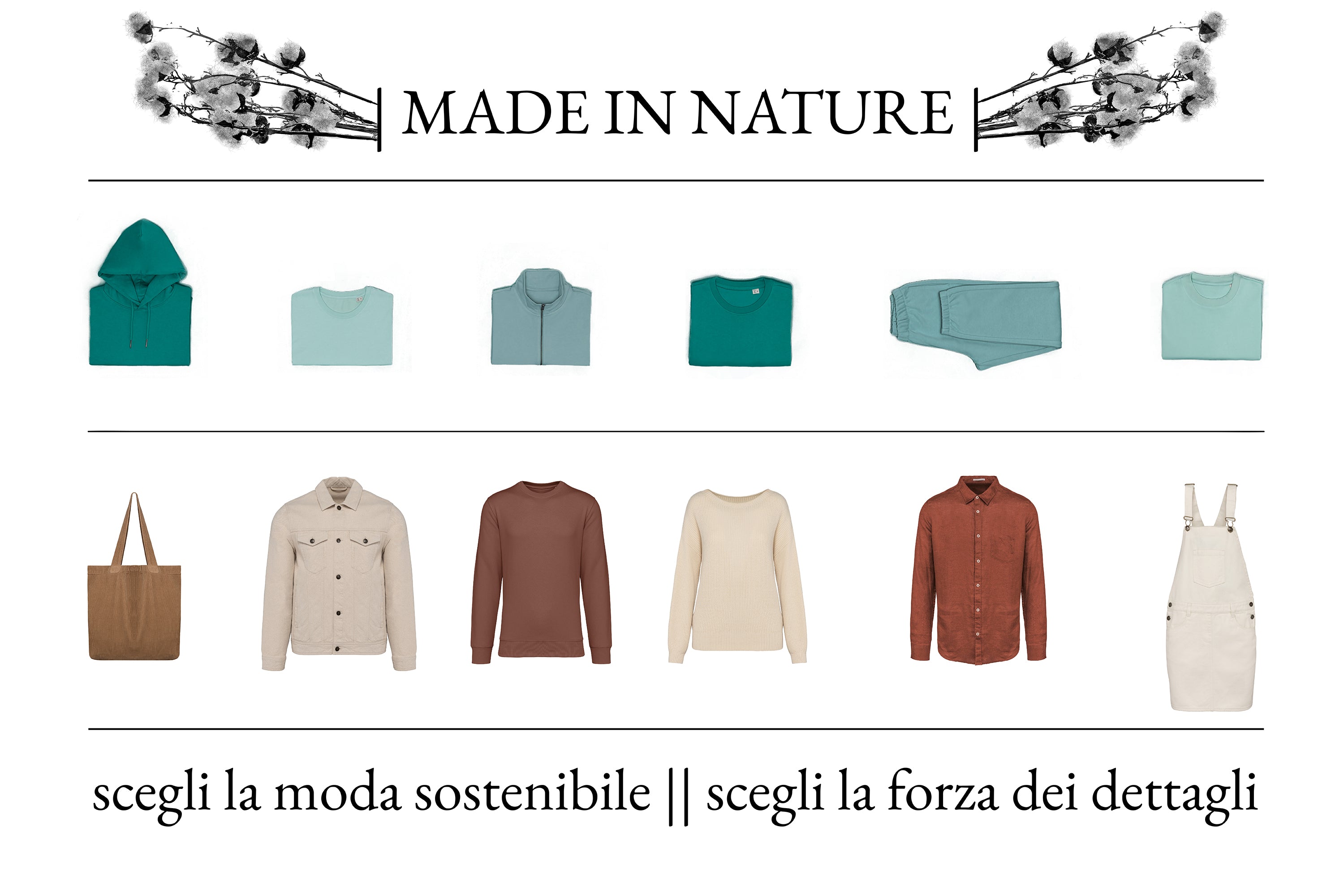 madeinnature min abbigliamento sostenibile